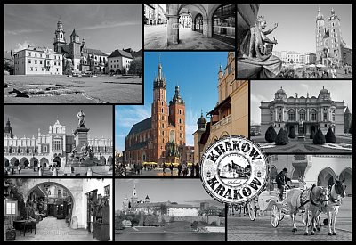 Krakov - koláž