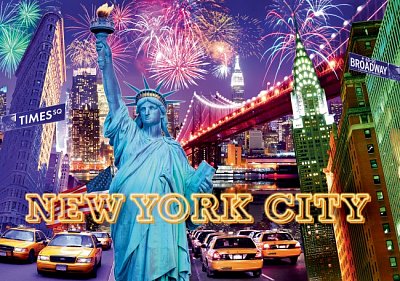 New York svítící