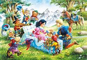 Sněhurka s princem a trpaslíkama