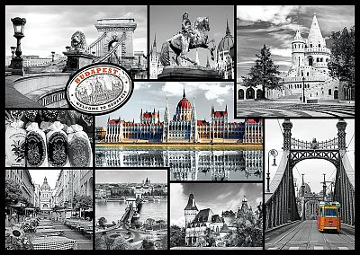 Budapešť - koláž