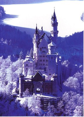 Neuschwanstein v zimě