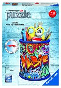Stojan na tužky Graffiti; 3D, 54 dílků