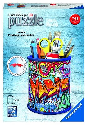Stojan na tužky Graffiti; 3D, 54 dílků